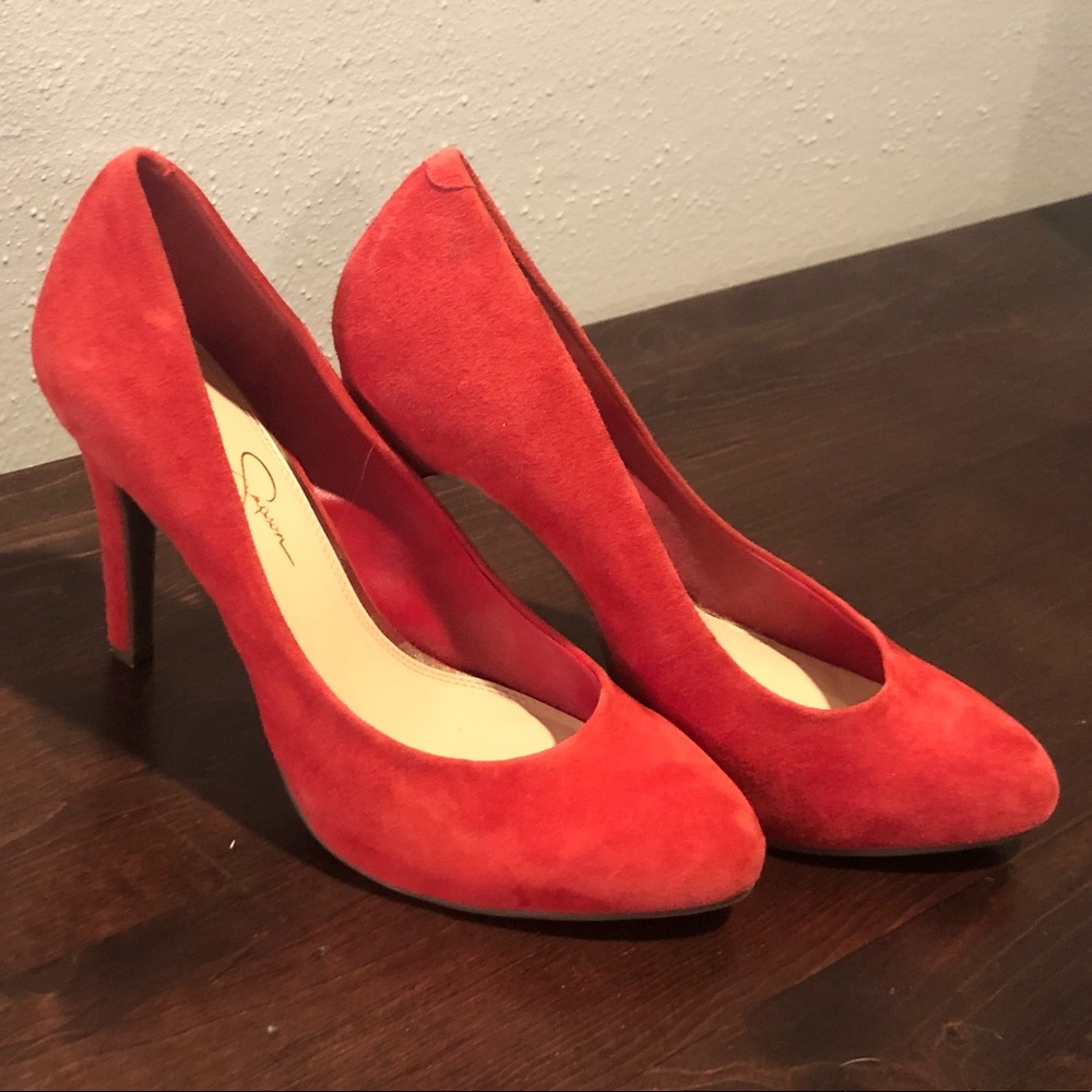 Jessica Simpson Red Heels 👠 - Picture 1 of 5